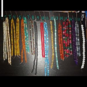 Semi precious stone beads